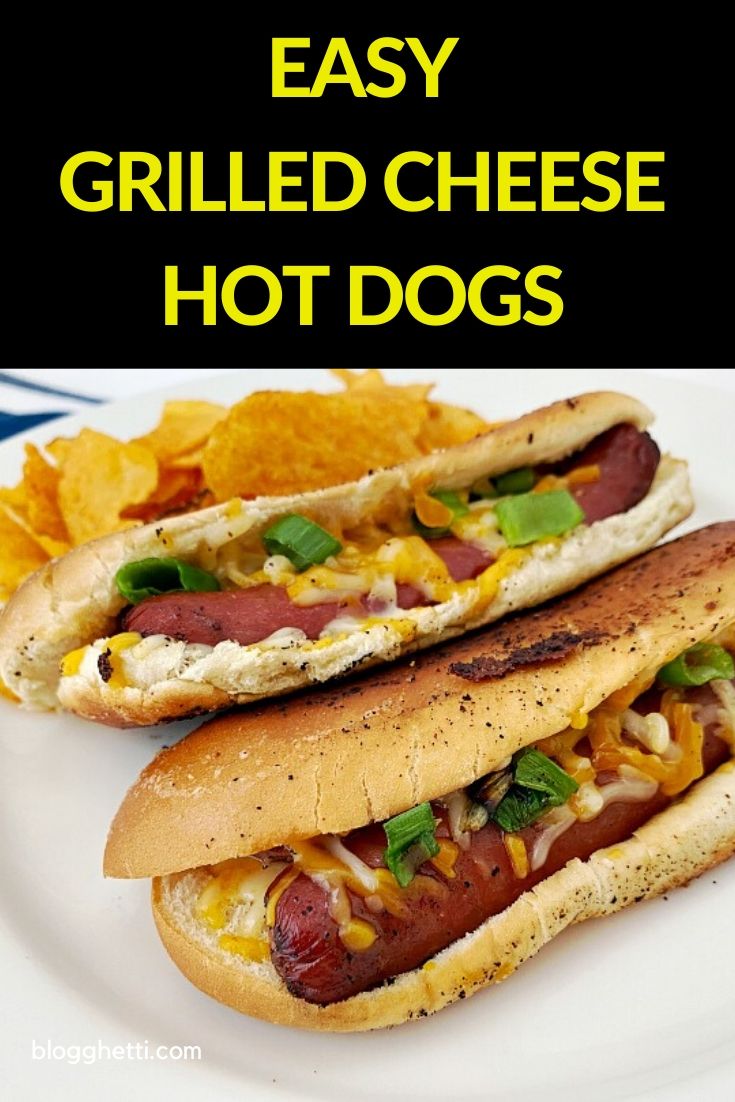 easy grilled cheese hot dogs