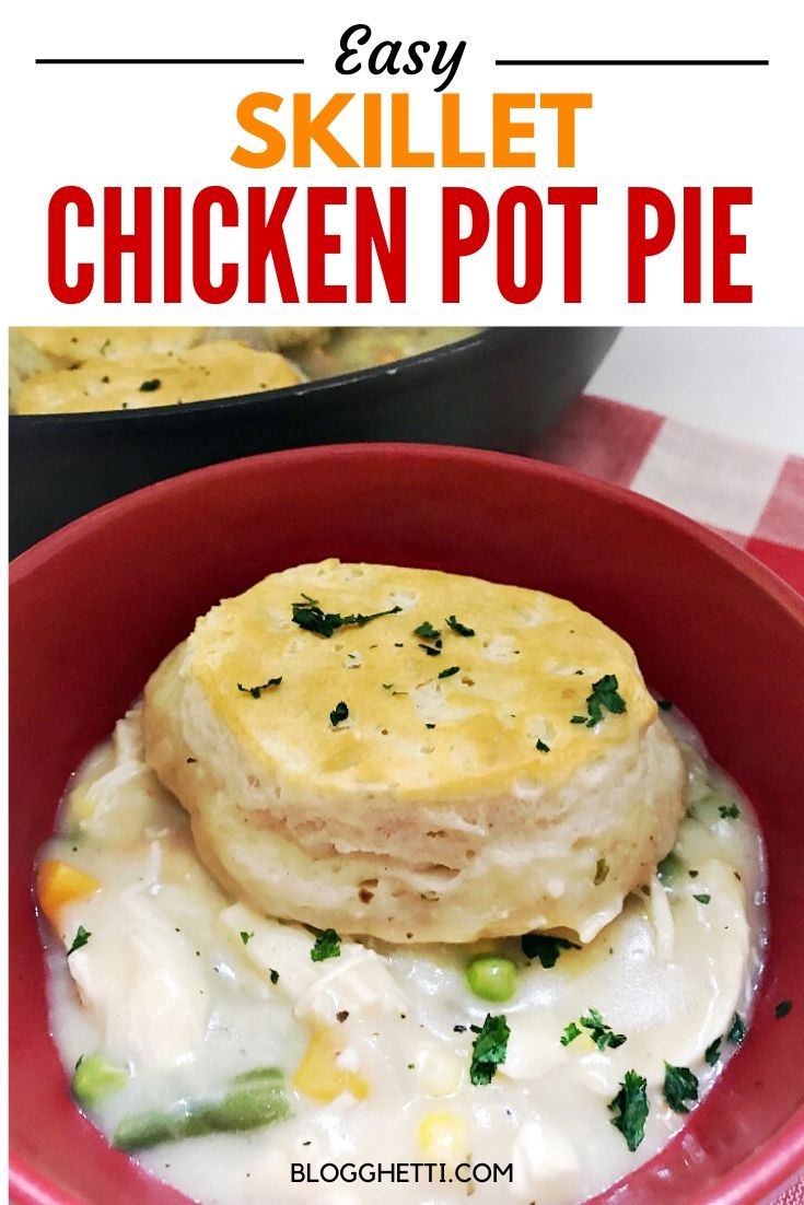 Skillet Chicken Pot Pie - pinterest
