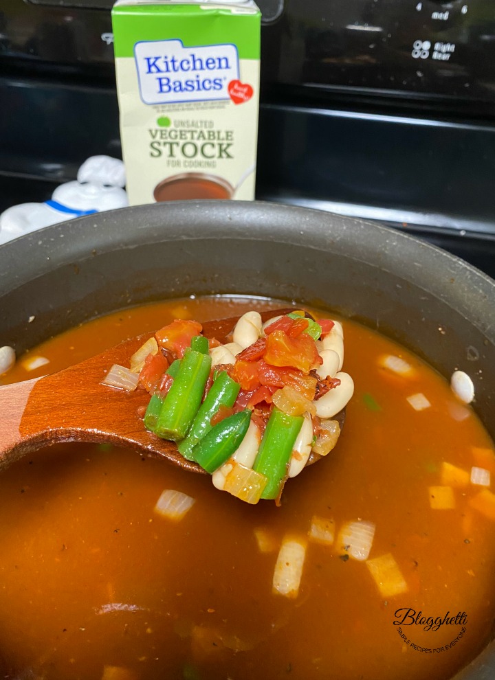 using vegetable stock in soup