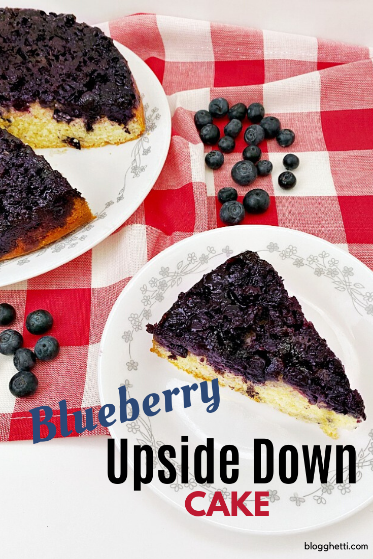 Blueberry Upside Down Cake