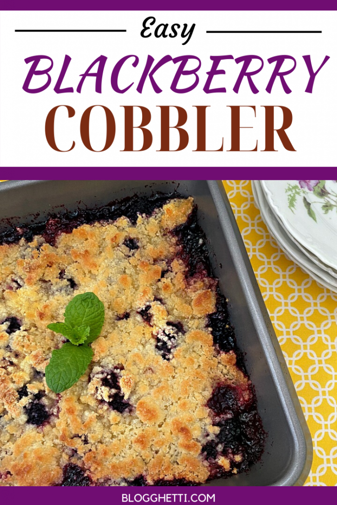 Easy Blackberry Cobbler