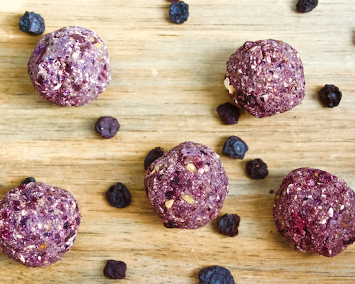 blueberry oat bites