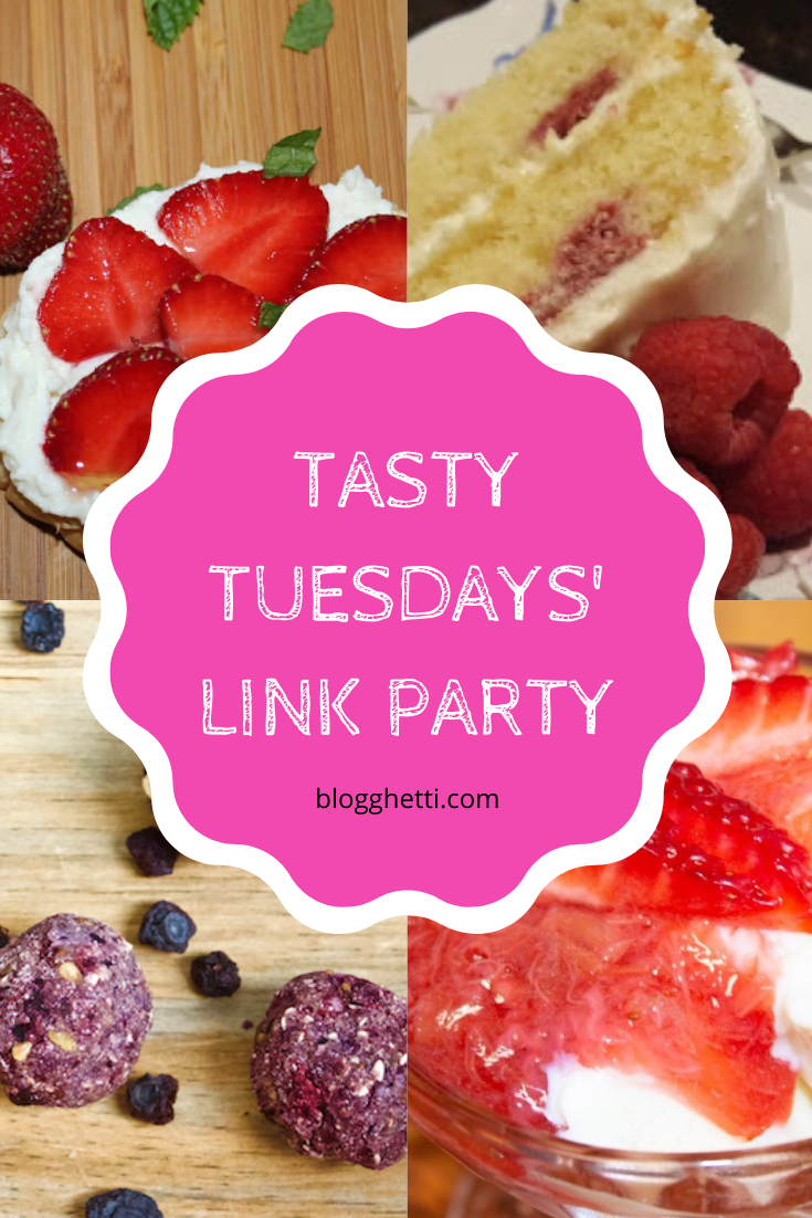 Sweet Berry Recipes featured on Tasty Tuesdays’ Link Party