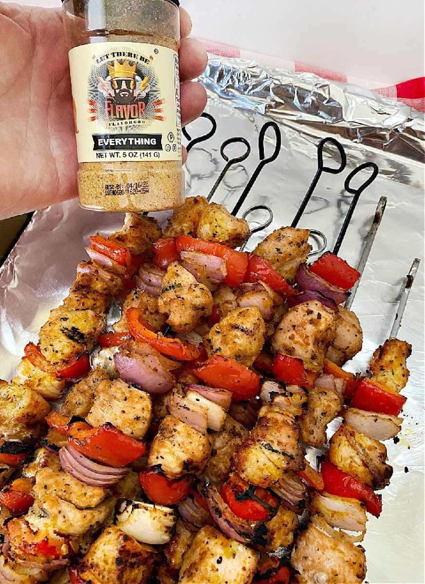 kabobs and seasoning image