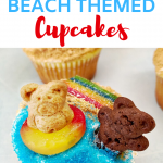 Beach Themed Lemon Cupcakes