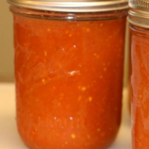 homemade hot sauce in jars