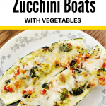 3 cheese zucchini boats
