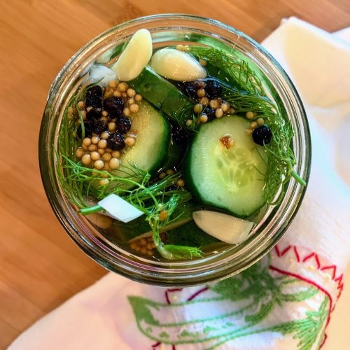 Refrigerator pickles