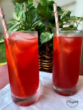 two glasses of Passion Tea Lemonade