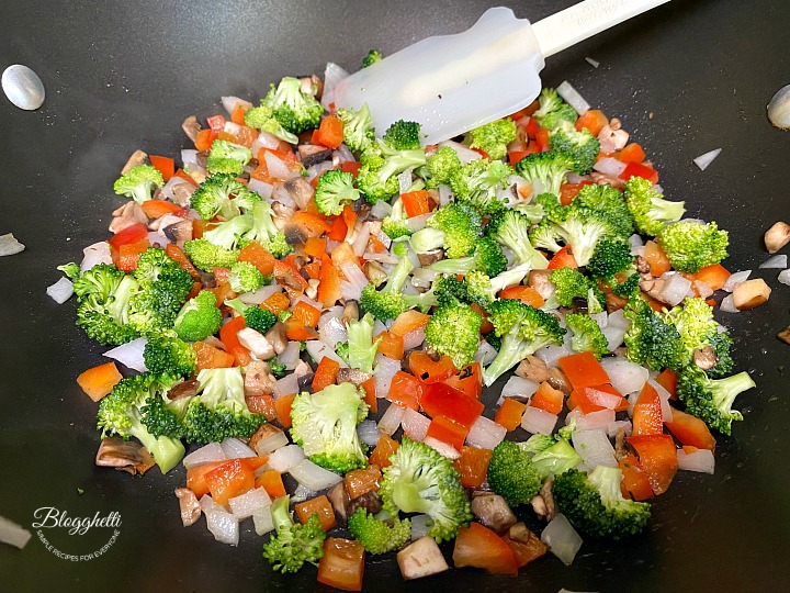 vegetables for stuffed zucchini