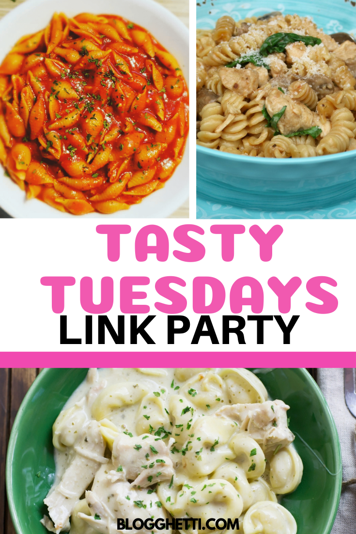 Pasta Recipes Featured on Tasty Tuesdays’ Link Party