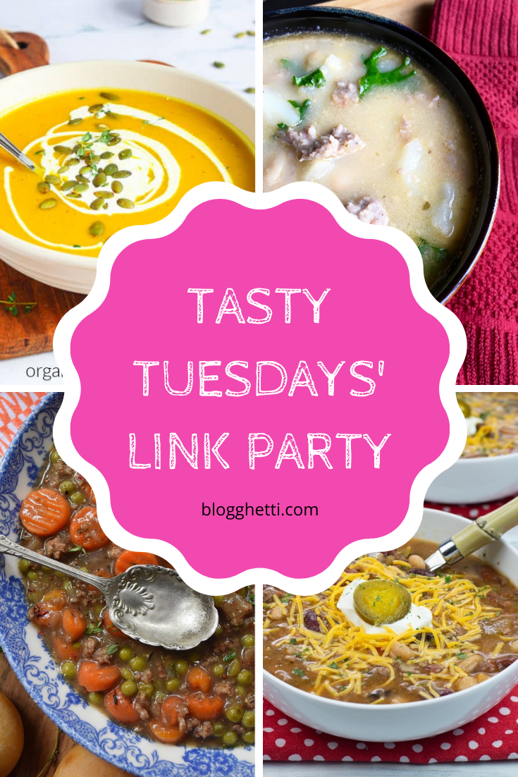 Sept 29 Tasty Tuesdays features collage with text overlay