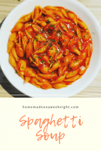 Spaghetti-Soup