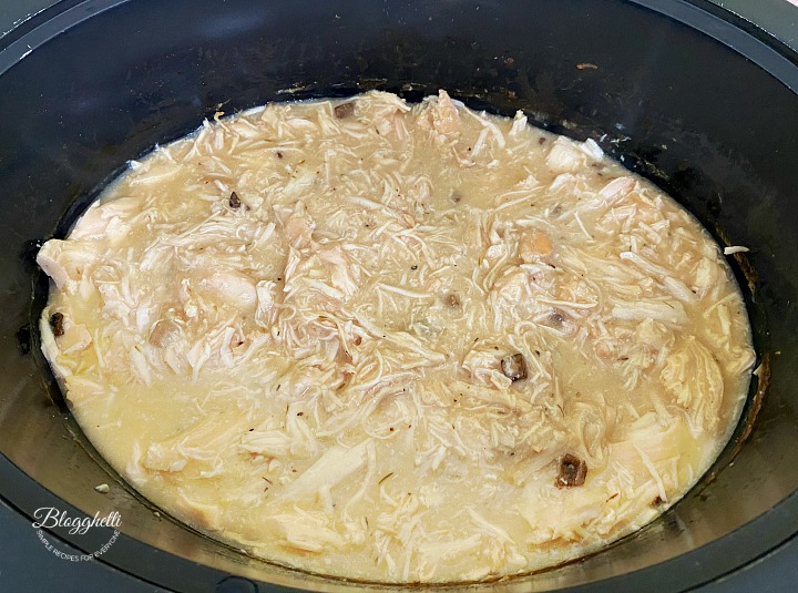 slow cooker chicken and gravy