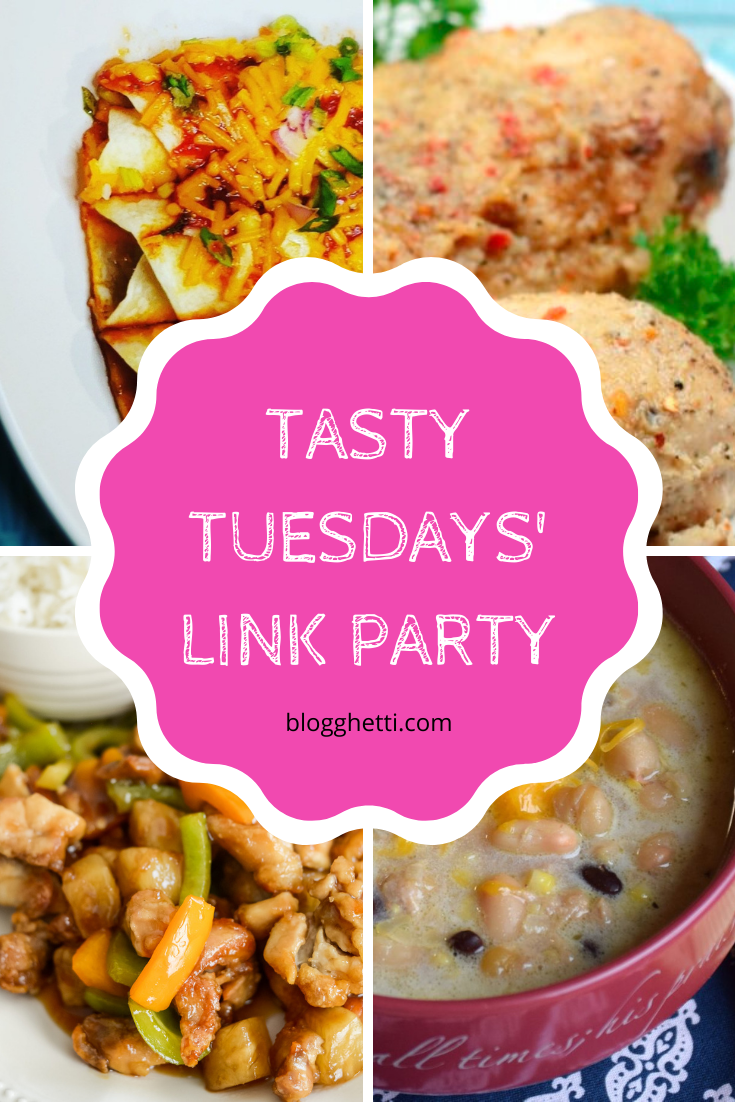 Oct 6 Tasty Tuesdays Link Party features - pin it