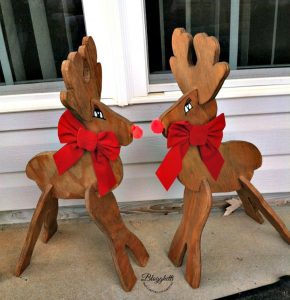 DIY Wood Christmas Decorations