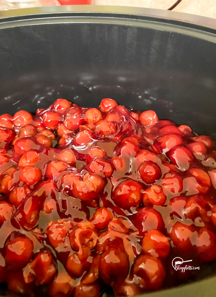 canned cherries in slow cooker