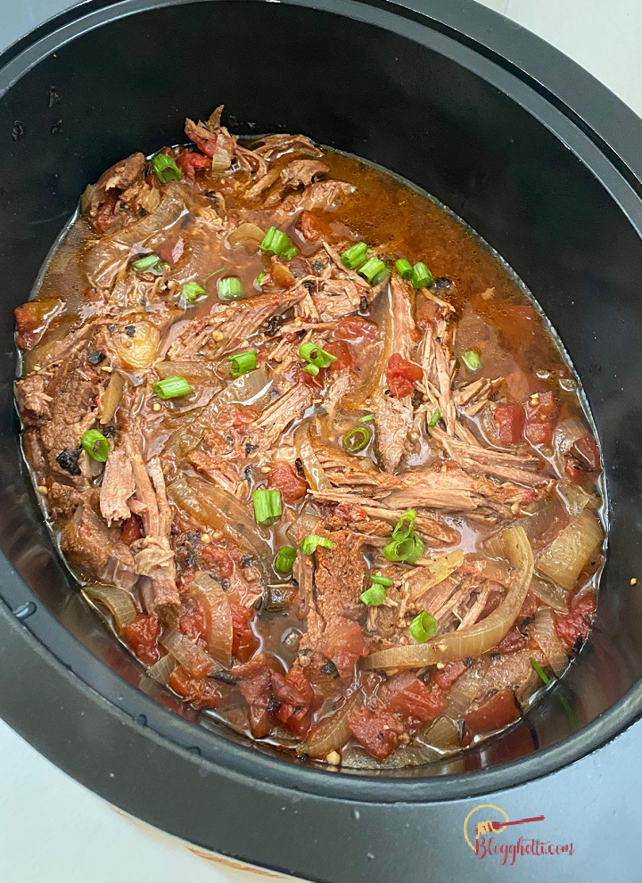 everything seasoning beef roast in slow cooker