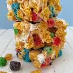 stack of captain crunch cereal treats