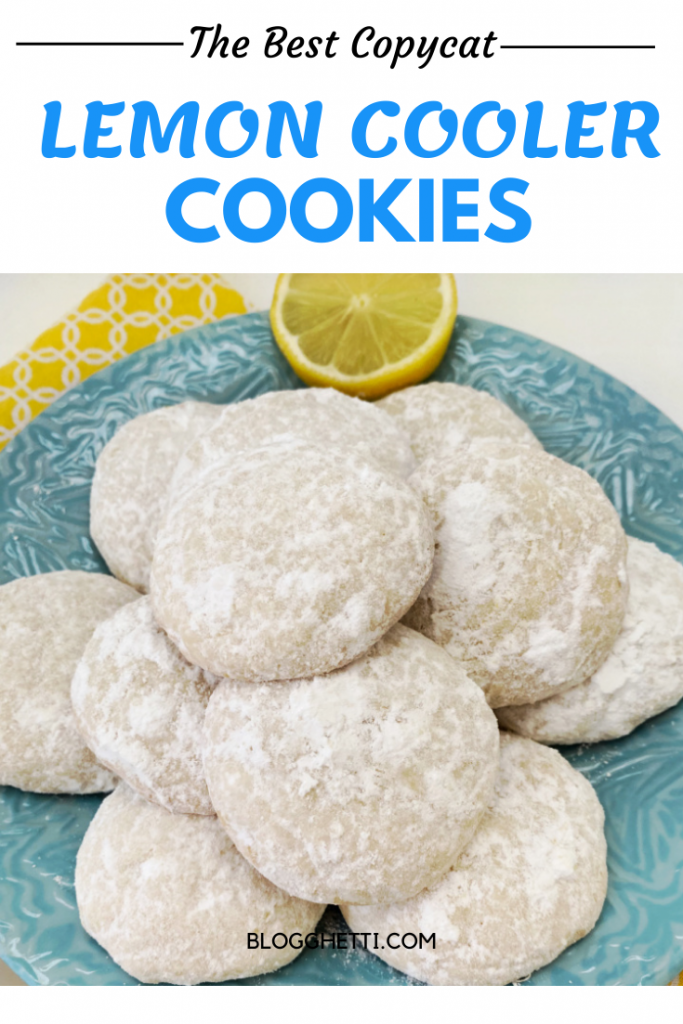 the best copycat lemon cooler cookies with text overlay