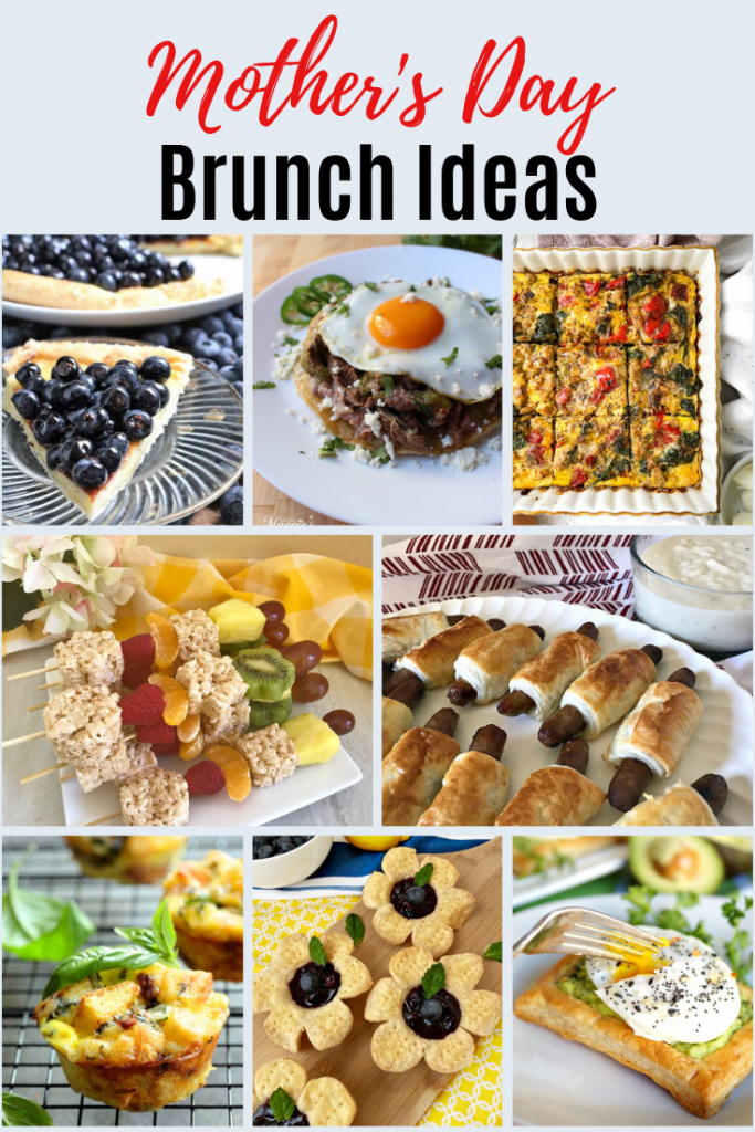 Collage of Mother's Day Brunch Ideas