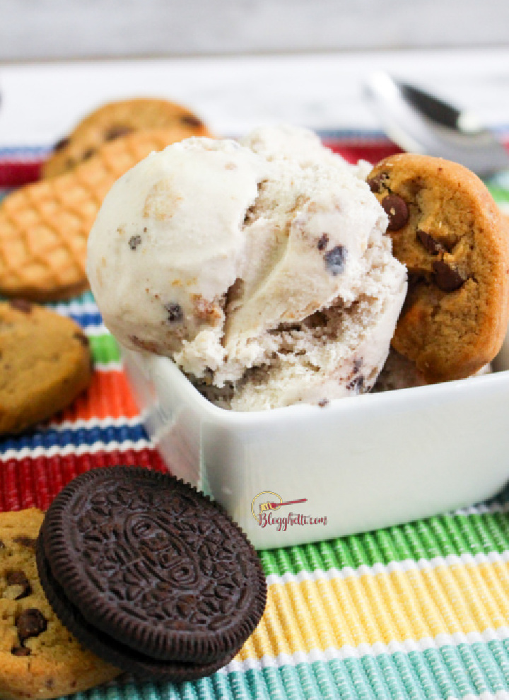 close up of Cookie Jar Ice Cream