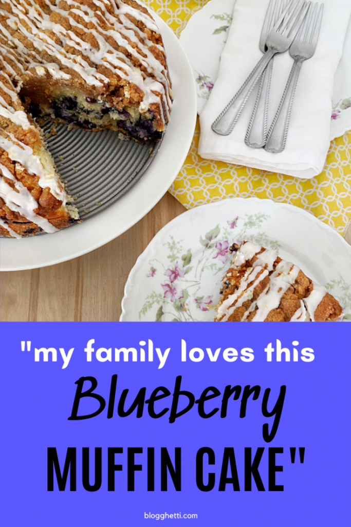 blueberry muffin cake - pinterest