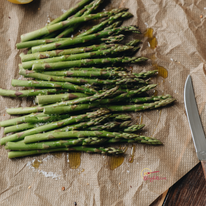 asparagus on sheet pan
