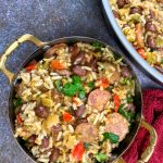 Cajun Red Beans and RIce - skillet meal