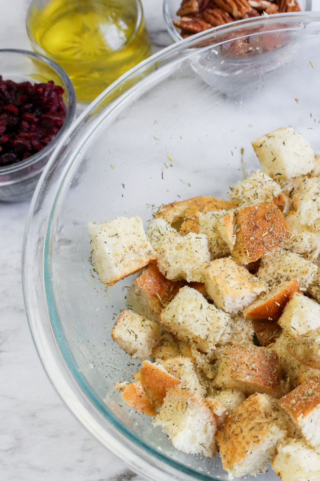 bread cubes for stuffing