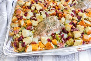Sheet Pan Herb Roasted Turkey and Vegetable Dinner