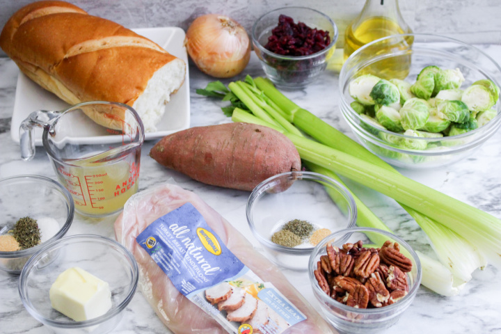 ingredients for Turkey Breast Sheet Pan Dinner