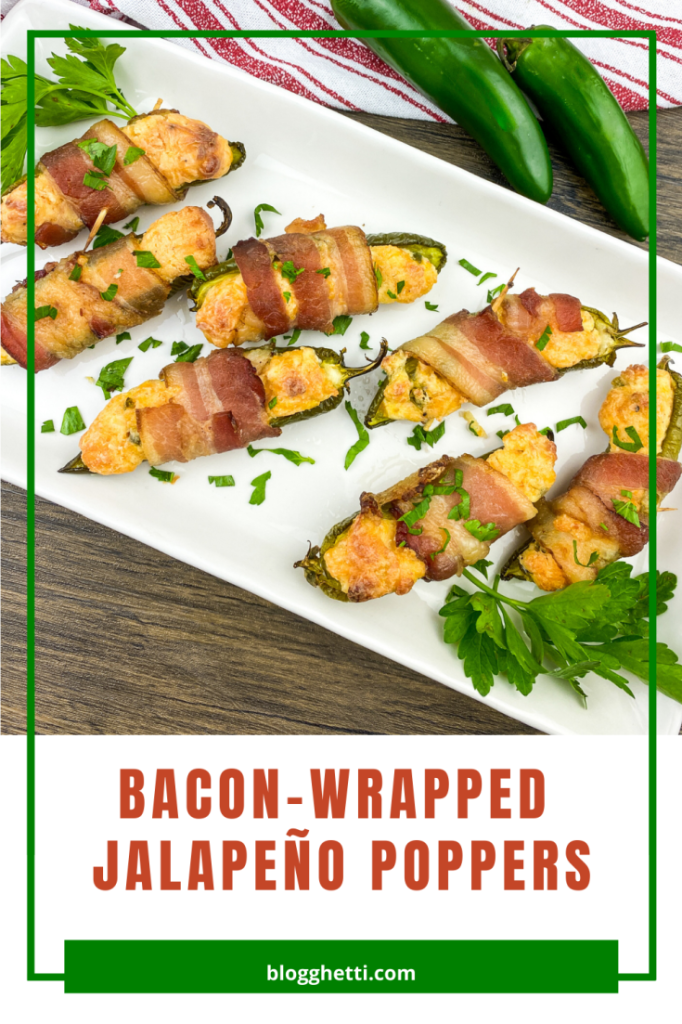 Bacon-Wrapped Jalapeño Poppers image with text overlay