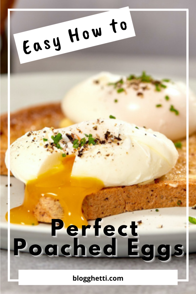 Poached eggs image with text overlay