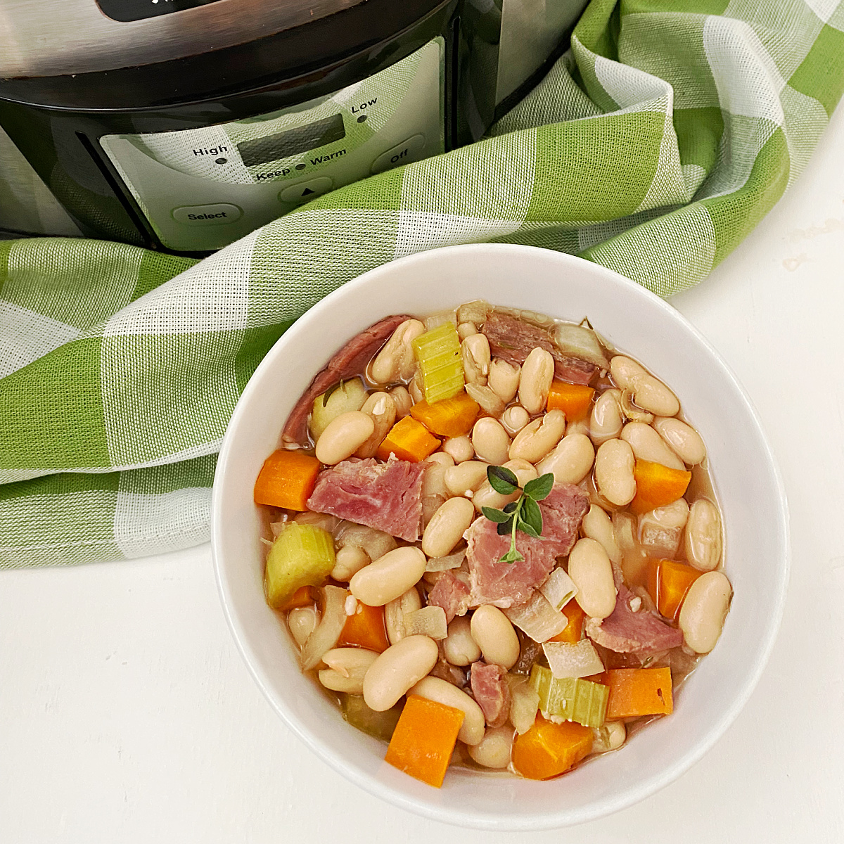 feature image of ham veggie soup