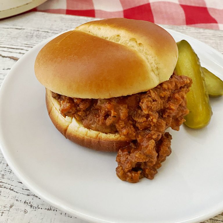 feature image of sloppy joe sandwich