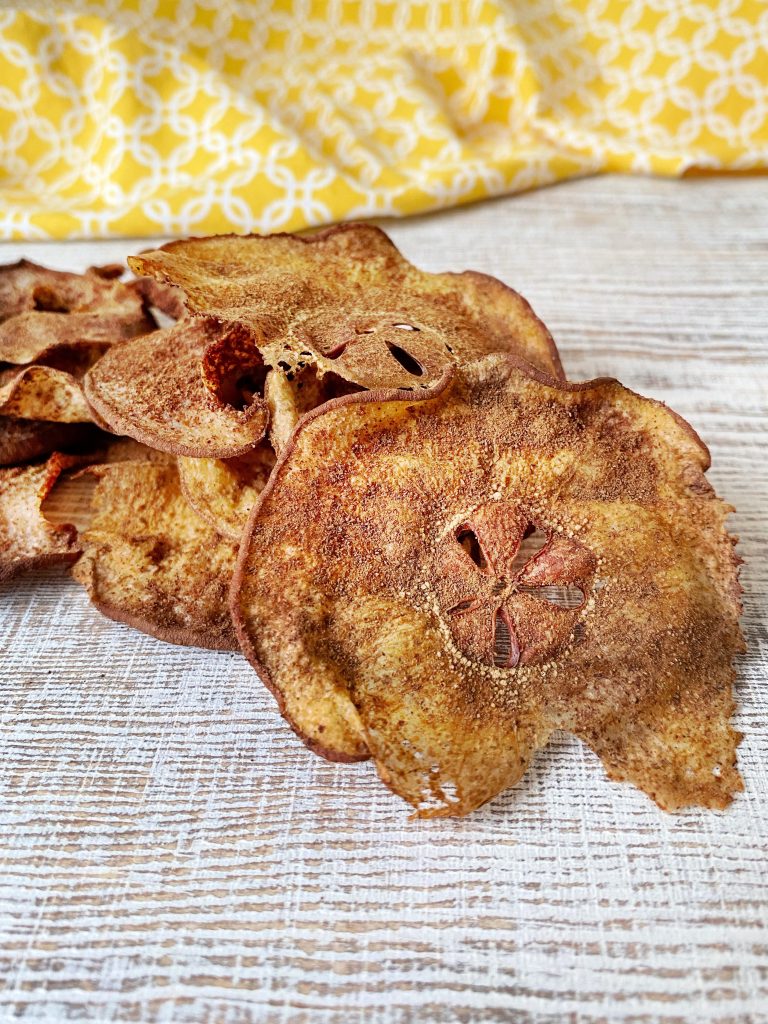 Cinnamon Butterscotch Pear Chips #SpringSweetsWeek