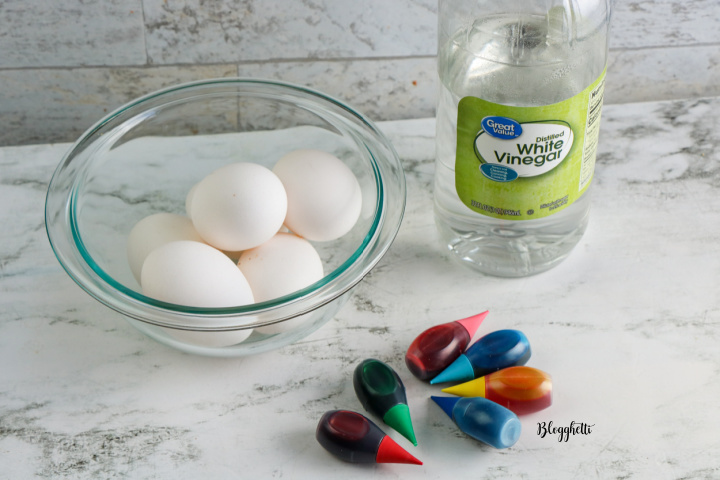 ingredients to dye eggs