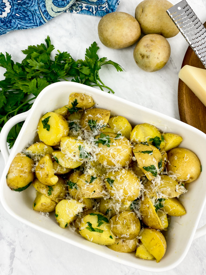 buttered parsley potatoes makes a great side dish