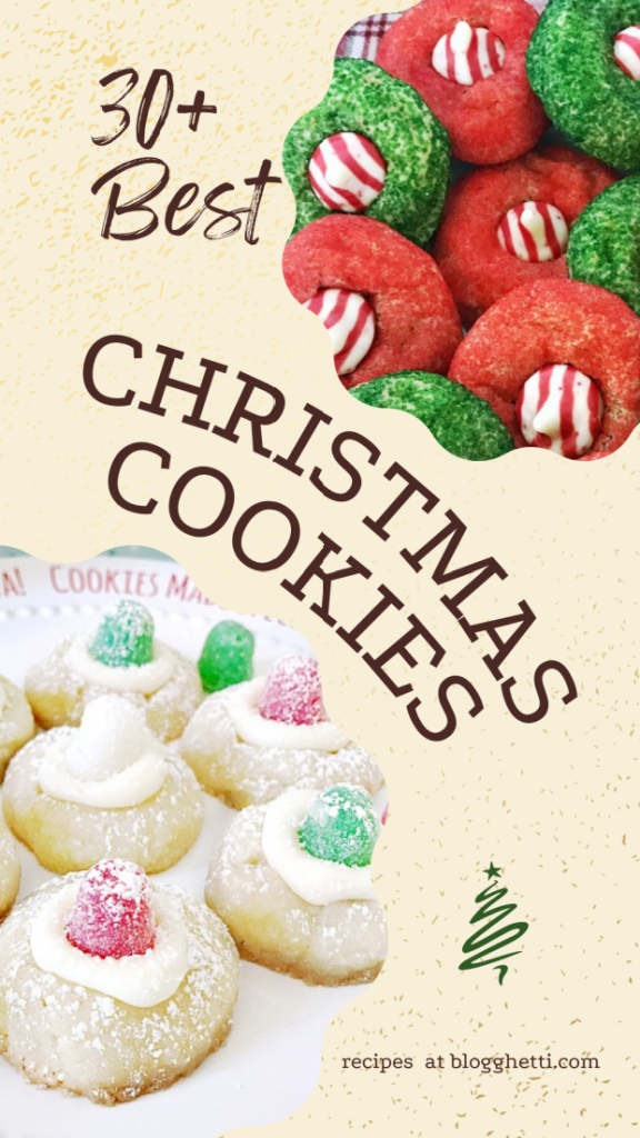 30 plus best christmas cookies collage