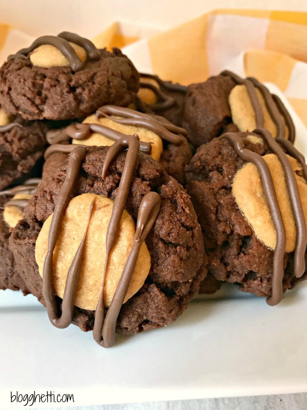 Buckeye Thumbprint Cookies are a combination of chocolate and peanut butter and is one of my favorite cookies.
