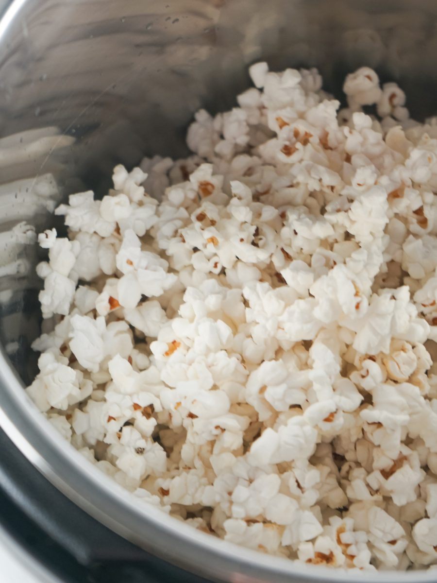 popcorn made in the pressure cooker