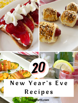 20 New years eve recipes round up feature for post
