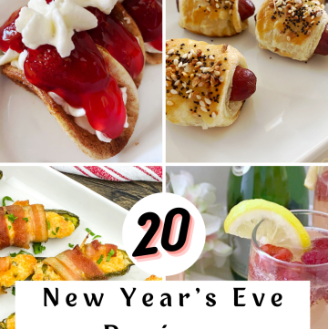 20 New years eve recipes round up feature for post