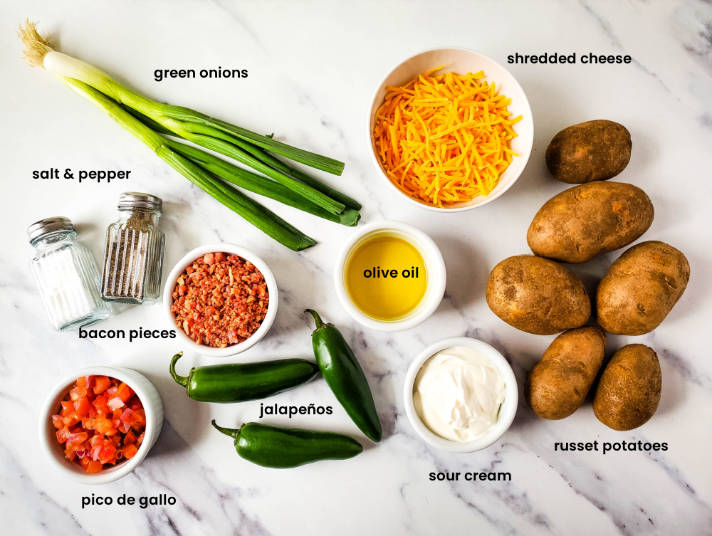 Ingredients for Irish nachos