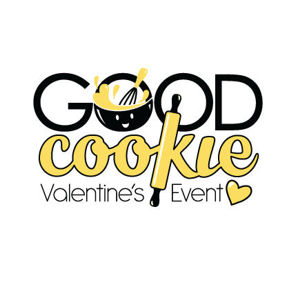 good cookie valentines event logo