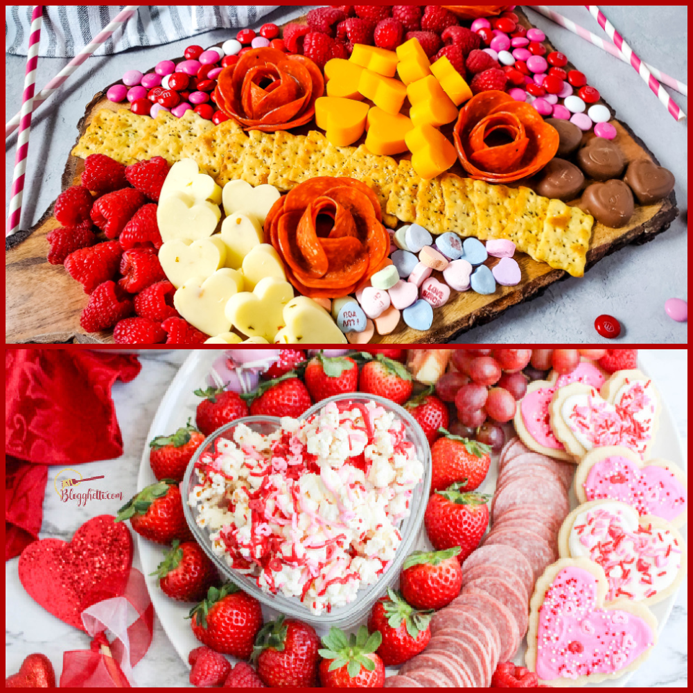 valentine's day charcuterie boards