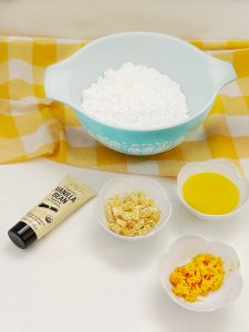 ingredients for scone glaze