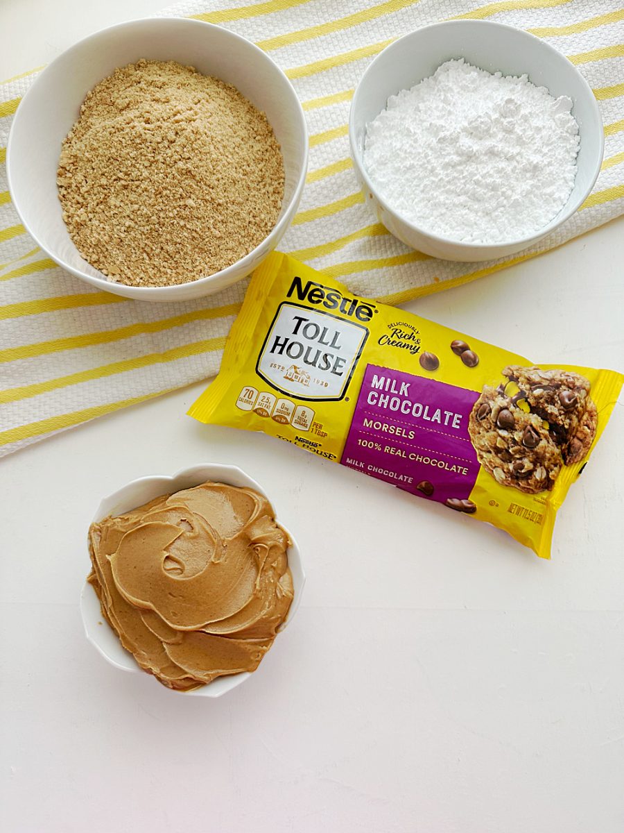 ingredients for peanut butter bars