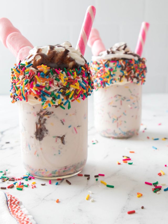 Vanilla Bean Funfetti Milkshake